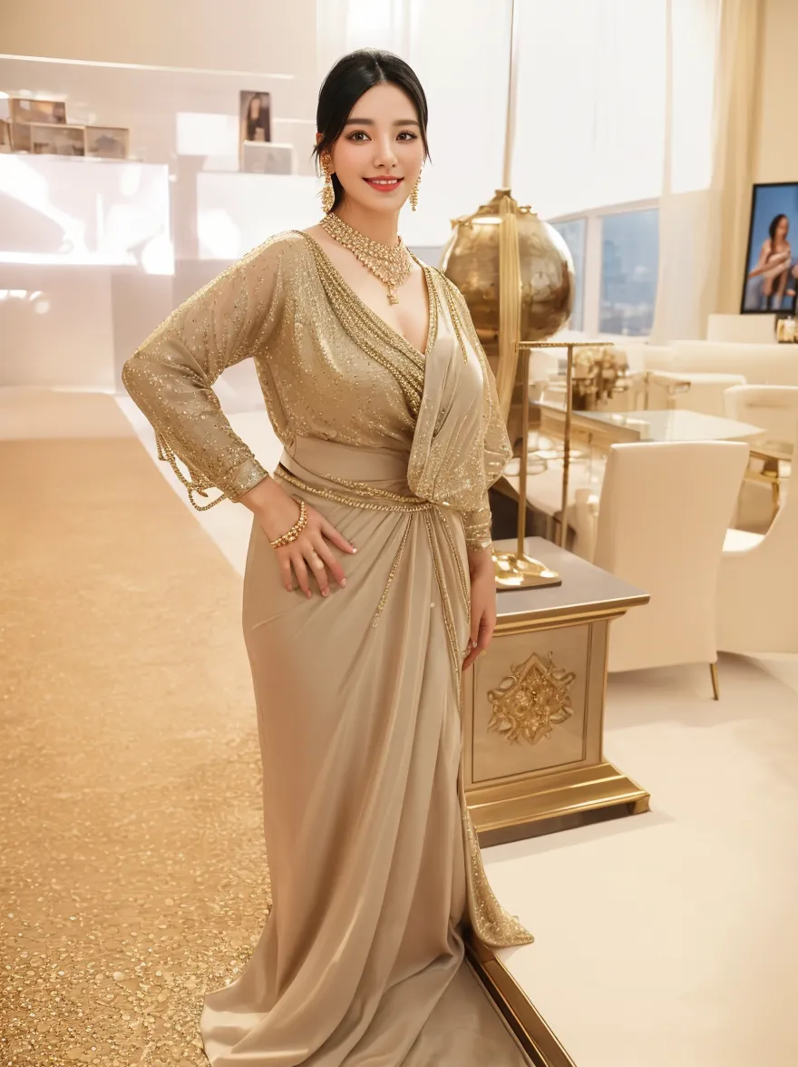 highres,realistic,(japanese mature woman politician:1.2),(45 years old:1.2),cleavage,earrings,real skin,mole under eye,smile,medium breasts,sagging breasts,silver necklace,,meeting,indoors,wide hips,lower abdomen,slit skirt,summer,hotel conference hall,from below ,from side ,politicians' clothes,gathering