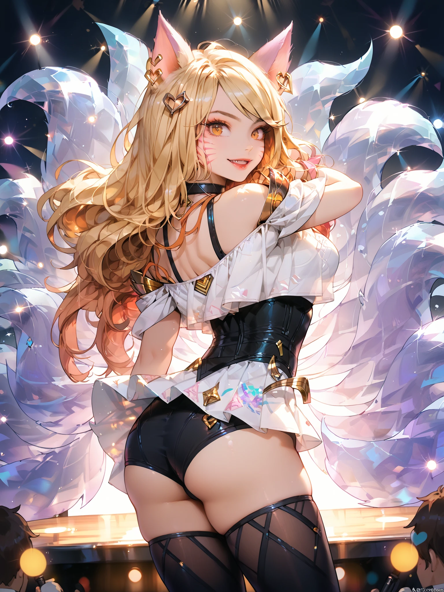 Highest quality,Highest Resolution,Beautiful girl with angry face in maid leotard,Frills,High leg,(((Floating in the air))),Halo,(((universe space))),Milky Way,meteor,Very beautiful eyes,(((White angel wings on the back))),whole body,long hair,(((Shoot a bow))),Knee-high stockings,Floating in the air,