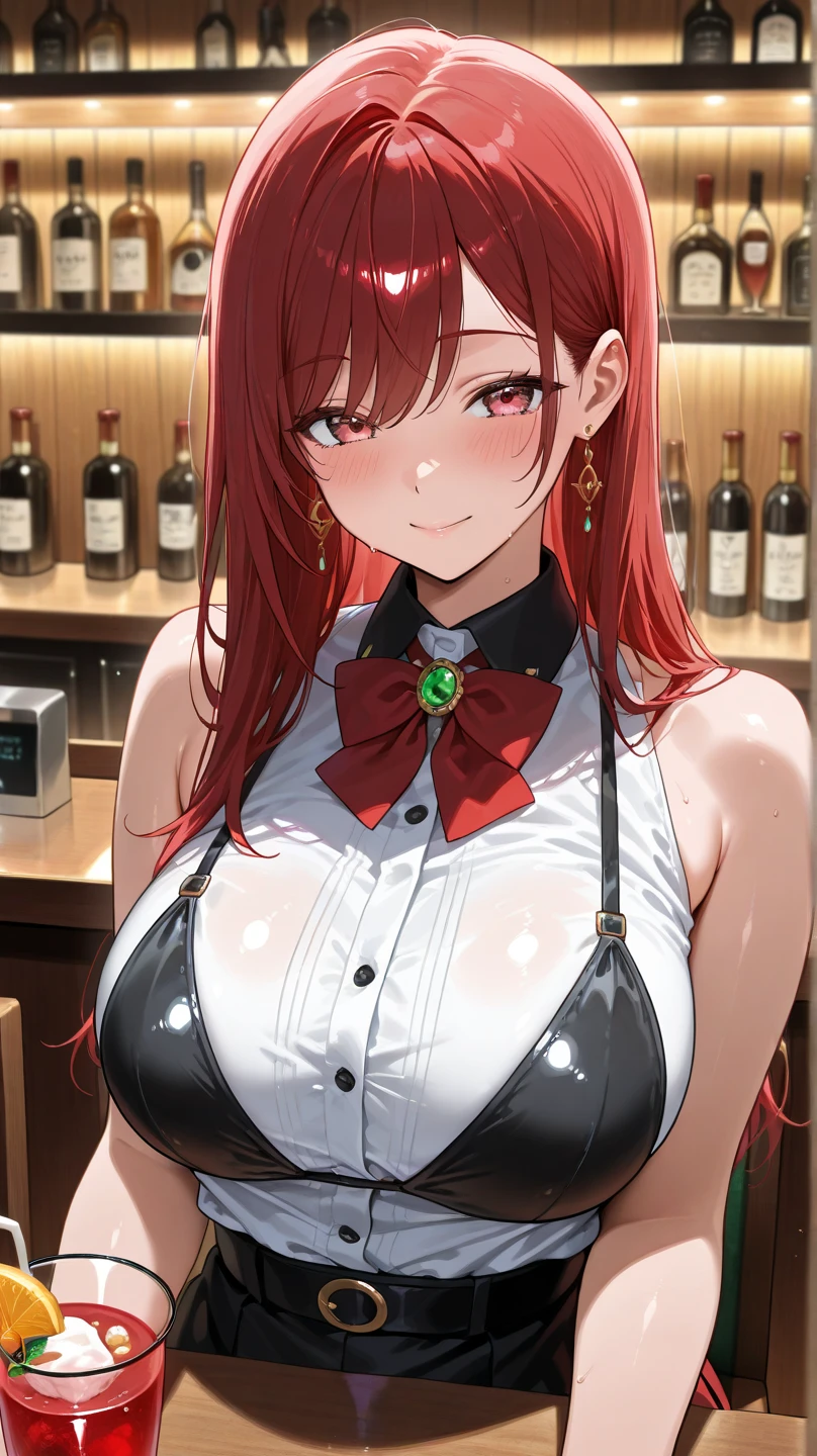 One lady,12year old,japanes,(((Wine Red Micro Bikini))),Upper body portrait,((Natural smile)),Clothes are wet,((()))High quality, detail, Depth and finesse。stares at the camera。Use of fisheye lenses、Beast hairstyle ban、Maintain finger shape、impact-resistanthigh-quality, detail, Depth and 3D effects。Worthy of 16k wallpapers。The texture of the material changes.、Realistic expression.。Official art。Natural light,((Realism: 1.2)), dynamic far view shot,Cinematic lighting, Perfect composition, by sumic.Has a small, ultra-detailliert, Official art, masutepiece, (Best Quality:1.3), glint, Highly detailed CG Unity 16K wallpaper, Detailed background, masutepiece, Best Quality, (masutepiece), (Best Quality:1.4), (超A high resolution:1.2), (hyper realisitic:1.4), (Photorealistic:1.2), Best Quality, High quality, hight resolution, Detail Enhancement,