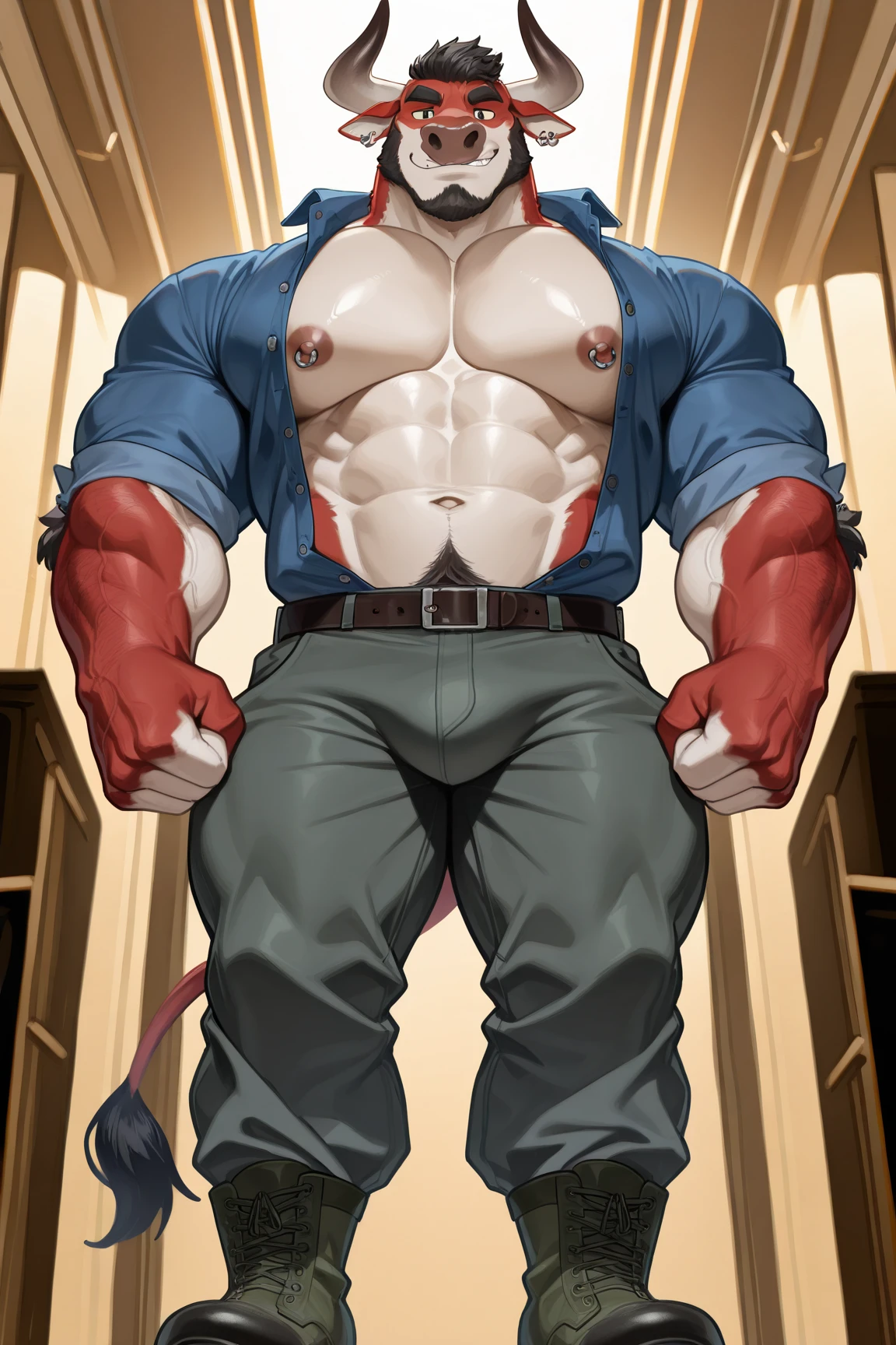 big cock , huge penis ,alone, full body,smiling , muscular, huge muscle, big muscles, pectoral muscle , 1 chico , , YOUNG , anime , Yu-Gi-Oh! , jaden yuki , black shirt, red jacket, blue pants, red shoes, letter in hand