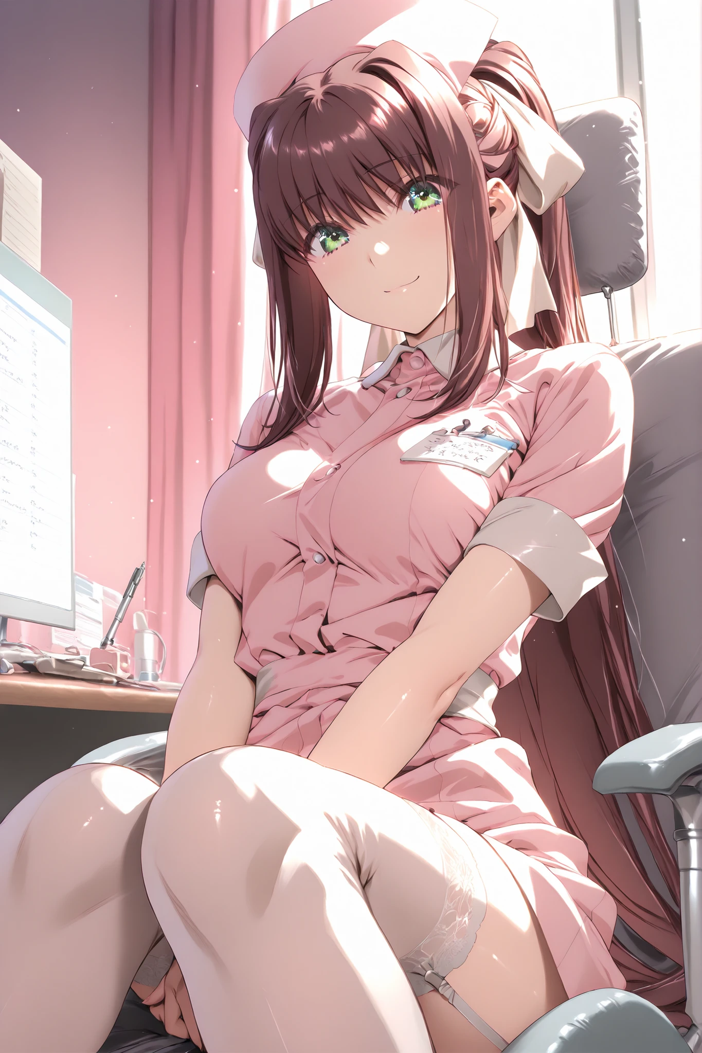 girl in sex nurse costume