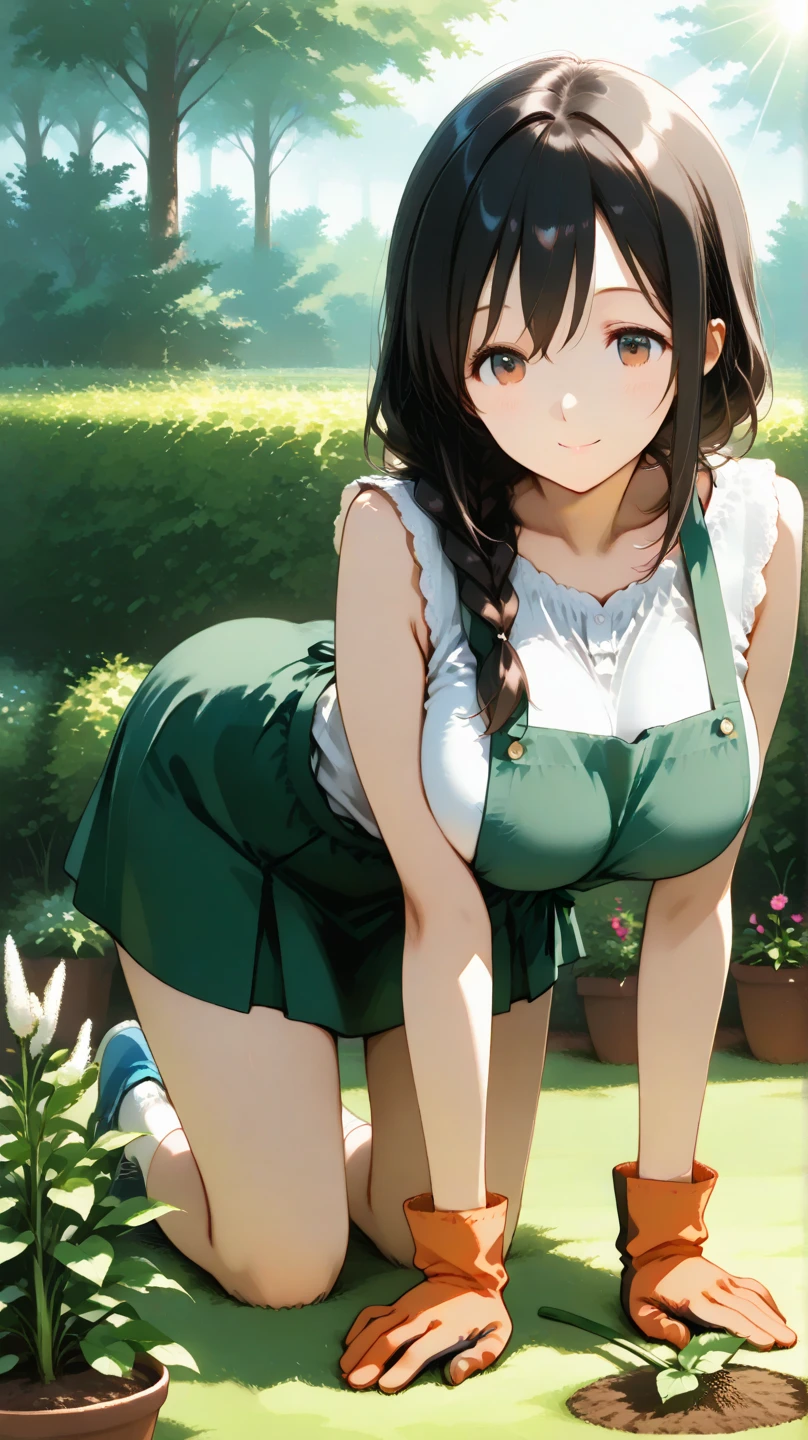 masterpiece, high quality, extremely detailed artwork, quality, top-quality, high resolution, 4K, high-detail, beautiful lighting, extra detailed face, anime, animation, pixiv, cinematic lighting, masterpiece, Beautiful face, beautiful eyes, 5-Fingers, well-drawn hands, well-drawn legs, well-drawn feet, well-drawn eyes, 1girl, camisole, Pajamas, Hair on the shoulders, Beautiful breasts, attractive anime girl, solo, beautiful alluring anime girl, beautiful anime girl, cute anime girl, pretty anime girl, attractive anime girl, shy face, seductive anime girl, cat ears, cat tail, looking at me, super cute, aesthetic, brown hair, long hair, fair skin, cute ribbon, Brown-eyes, Hair Bow,(((the bow)))),length hair,beautiful eyes ,Beautiful breasts,Low ponytail,Hair on the shoulders,be shy, shy face, Beautiful face, cat tail coming out of the ass, Uma Musum, (Admire Vega),Cat ears, tail, Hi-Res, camisole,Pajamas, anime, animation, pixiv, Cleavage, big breast, large breasts, nipple, smirk. Deep brown eyes, smiling, pose, garden, different place, different pose, different style, starry sky.