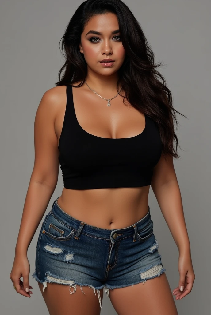 Ashley Graham dressed in casual clothes and smiling