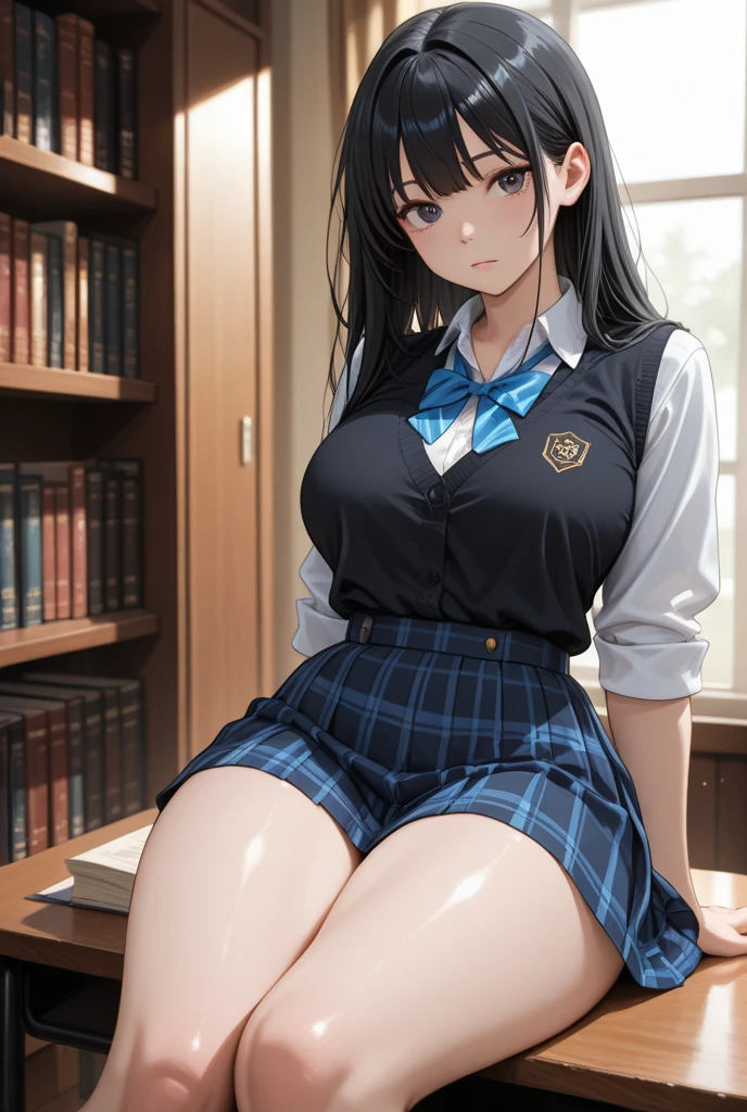 ,Lize Helesta,gameroomconcept,PC Desk,Sitting in a gaming chair,Preste,Game Controller,Typing on the keyboard,vtuber,Game Now Streaming,A ladylike pink streaming room,lady bed,masterpiece, Highest quality, Beautiful and sexy, ((From below)), (1 female), ((A Japanese girl with a beautiful face)),((alone)), Excellent costume design, Seductive pose, charm, (((Open your legs and raise your knees))), (real chest), (8k Full Body RAW Photo), (Highly detailed skin: 1.2), ((Oily skin)), Captivating look, Highly detailed face, ((Black Hair)),fine grain, ((Sweaty body)), Inside the room,1 Girl,Open your mouth,(((Big Ass))),(((Very muscular and thick thighs Veins,))),Thigh gap,(((Narrow waist))),(Realistic:1.0),Front view,1girl,lh1, ,White lace panties、(((Hairy pussy))),Black pubic hair,Open Pussy,Open labia,((Big exposed clitoris)),Viscous love juice is dripping,Hair Ornament Net、Black Hairロングヘア、Long sleeve、Pleated skirt、(Blue silk thigh-high socks)、((Armband))、Navy blue pleated mini skirt、((White jacket, cotton material))、(tight white shirt)、Navy Blue Skirt、(Metallic black thigh straps),((Front view)),Focused on PC gaming,Crying face,tears,Saliva1,close your eyes,Open your mouth,Grit your teeth,Constricted eyes1,close your eyes、