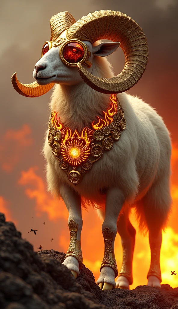 summon the Demon "Balam" - (1) King. 40 Legions of Spirits. True answers of things past, present and future. Gives invisibility and wit. (2) A terrible and powerful king, appears with three heads, the first like that of a bull, the second like that of a man, and the third like a ram. With the tail of a serpent and eyes flaming fire, he rides upon a furious bear, carrying a goshawk on his wrist, and speaking with a hoarse voice. He gives true answers as to past, present, and future, makes men go invisible, and imparts wit.  photographed on a Canon EOS R5, 50mm lens, F/2.8, HDR, 8k resolution, highres, high detail, sharp focus, smooth, roughness, real life, photorealism, photography,cinematic Film stillreal life, photorealism, photography,cinematic --auto --s2