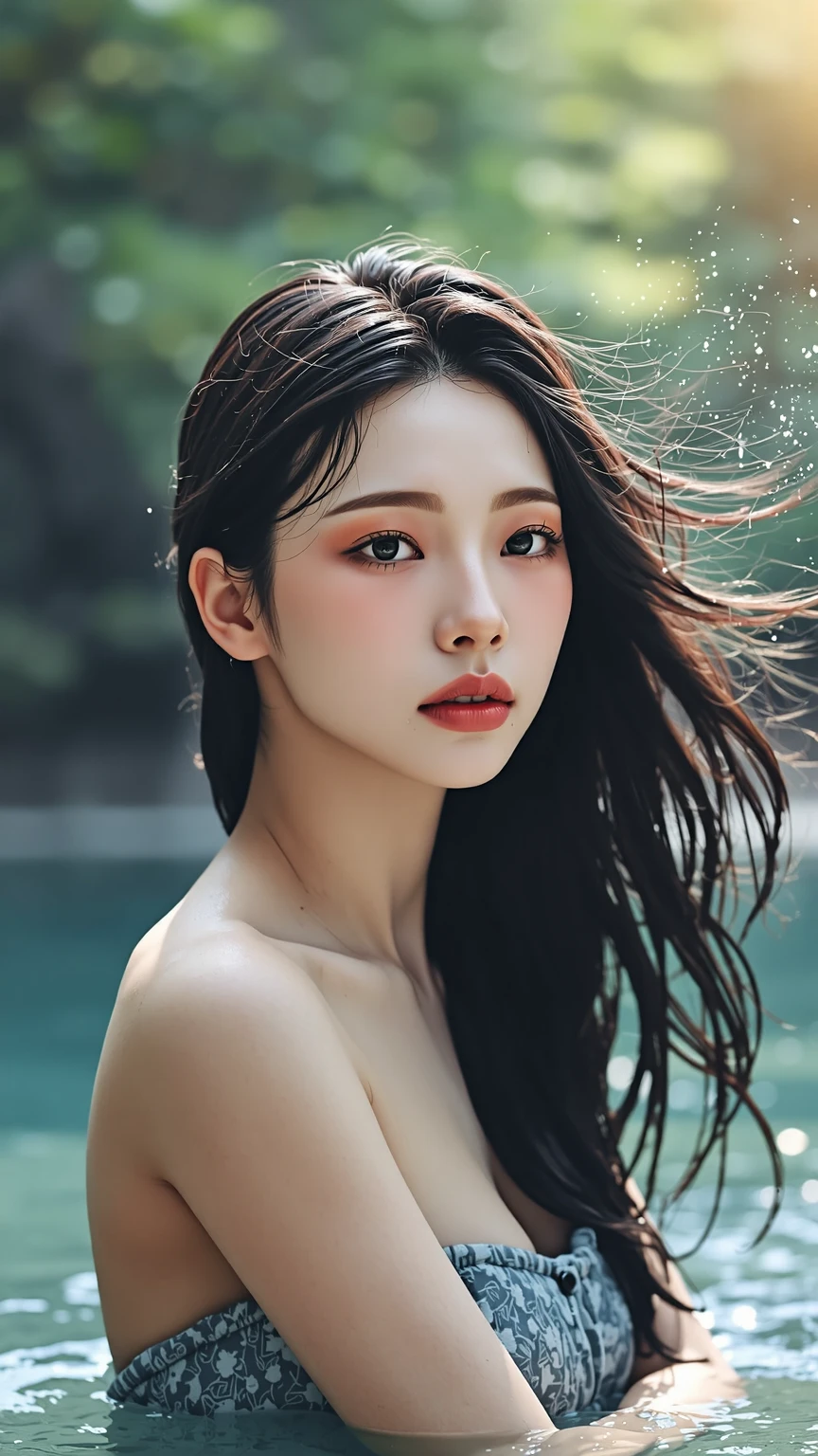 (8k, RAW Photos, Highest quality, masterpiece:1.2), High-definition RAW color photos, Professional photos, (Realistic, photo Realistic:1.37), Cinematic Light, One girl