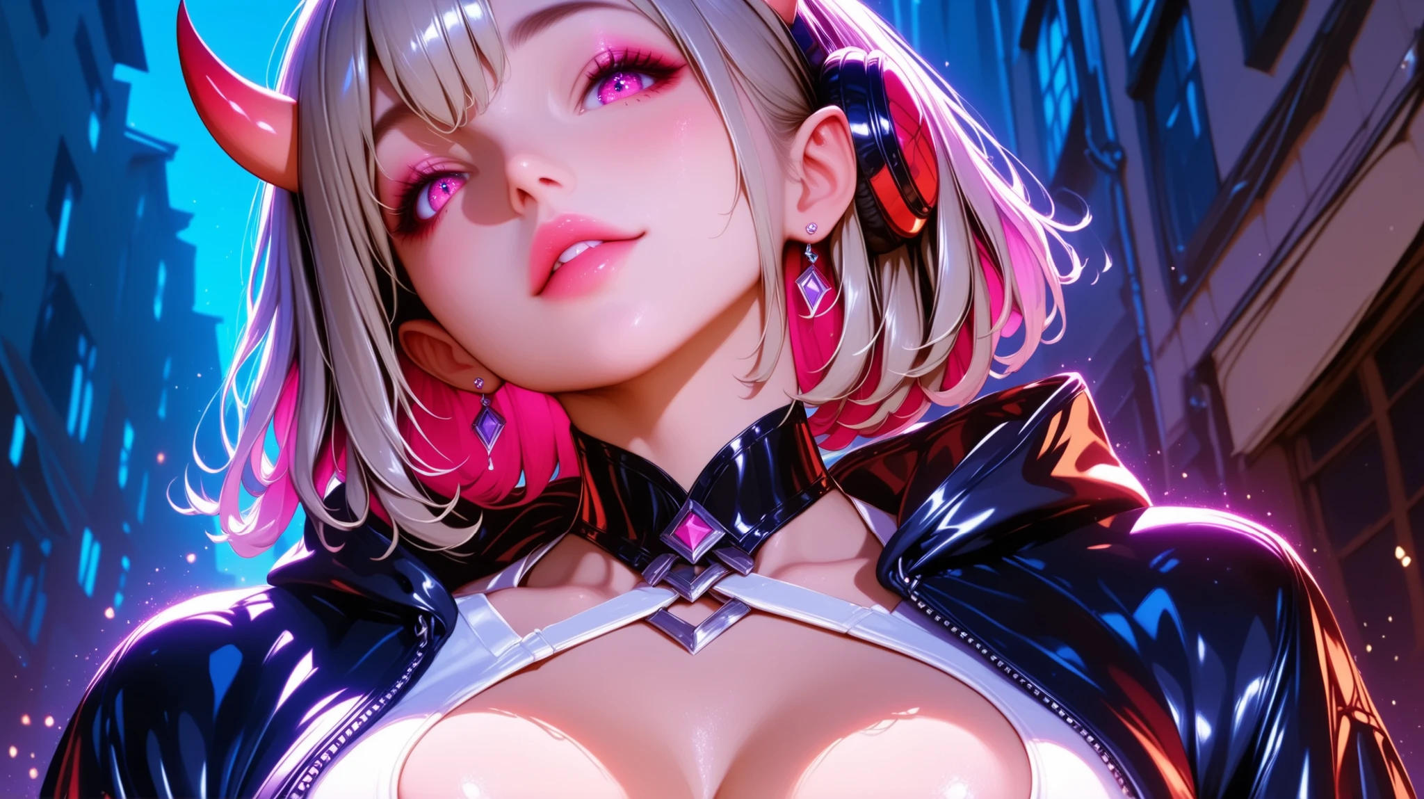 (Realistic, Photorealistic: 1.37), (8k, RAW Photos, Best Quality, Masterpiece: 1.2), Very Cute Woman, Ultra Detailed, Heart-Shaped Pupil, Physically Based Rendering, Ultra High Resolution, Kodak Vision Color, Shot with Arricam LT Camera, Bokeh, Sharp Focus, ((Correct Anatomy: 1.2)), ((Rita Ora)) Watch Viewer, Real, Solo, Photorealistic, top quality, highly detailed face, (sequins, black bunny suit, rabbit ear shaped hairband: 1.2)), ponytail, highly detailed eyes and face, beautiful detailed eyes, double eyelids, (((unforgettable smile: 1.2)), red cheeks, hair fluttering in the wind, ((upper body)), (casino, background blur)), big, cute random pose