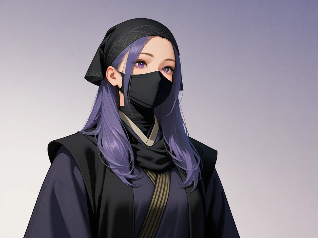 (Highly detailed CG), (highest quality), One girl, Perfect Face, absurdly Long Hair, Bright Eyes, (Beautiful, detailed eyes), Shiny skin, Shiny skin, Wide Hips, Tight waist,  Retaking Black Coat, One eye is covered,boots,High collar,,mask,black gloves,Hair on one eye,gloves,Long Hair, indoor, teeth,teeth focus, Recall,Purple eyes,No pants、Small, tight panties、White panties、On all fours、Stick your ass out from behind