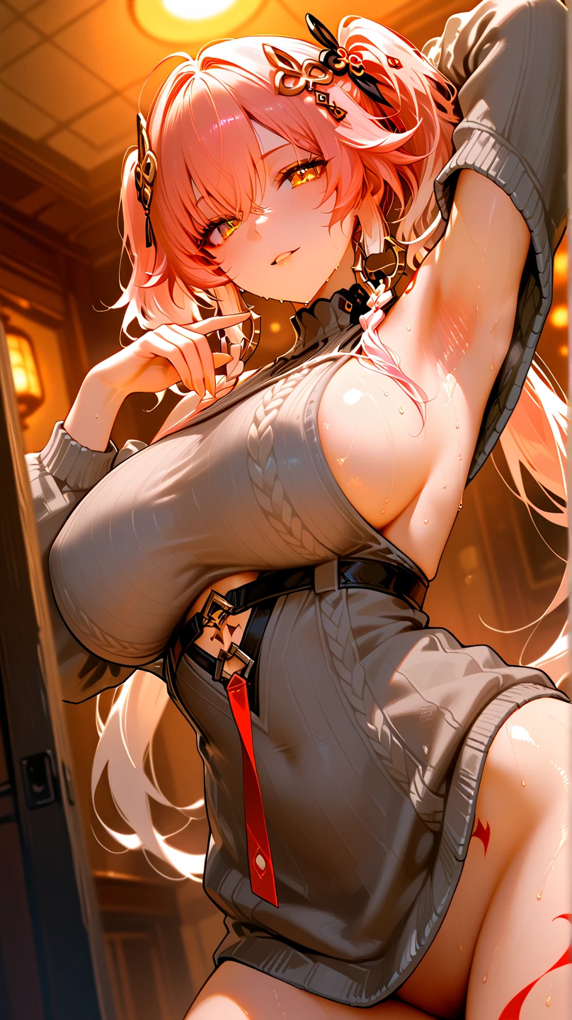 (High resolution, super high resolution, high resolution: 1.5),correct perspective,accurate pose explosively super erotic,Have sex, girls have sex,tie to a pillar have more sex close-up bright colors, very perverted realistic anime BREAK super beautiful one girl, perverted beautiful girl super cute, super plump, super seductive, perfect body, super big breasts , clear eyes, methodical hands and fingers, correct legs BREAK velvet,red thin uniform Ultra-futuristic computer, restraints, cords, pipes, metal, gears, tubes, engines, screws, springs, flowers,monitor tentacle nest, hot, slimy, sticky BREAK Blonde, short hair, rub against in the vagina, droop,vaginal opening, very thick sex pipe stir inside insertion, invasion of brutal tentacles, shared posture, open anus with swaying hair, being crawled out by tentacles, hearts scattered, half-waisted, one eye Hidden hair, BREAK beautiful gradation sweat, love juice, perverted demon modification, restraint, passionate love love love love light rays, thrilling story of estrus, complete sexual purpose, toys,breeding season, great excitement, tentacles that invade the vagina, tentacles that ejaculate, Thick and long tentacles, tangled tentacles, sexual service BREAK, lustrous body, sexual indulgence, ecstatic expression, dazed state, sexual climax, drooling from the mouth, the most obscene state, BREAK mutual Astonishing love, seeding,soft, wet ((It's in is in the vagina)) fool bitch,back hurts
