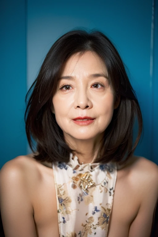 (((pitch black background))):1.3, gravure, describe the lips correctly, red lipstick, from the chest up, In underwear, elderly politician, mature woman, 豊満mature woman, flashy face, highest quality, Super high quality, realistic, super dense skin, perfect description, (日本人mature woman1人), (erotic), 100 years old, big breasts, Bewitching, Glamour, sexy, pure white skin, looking at the viewer,