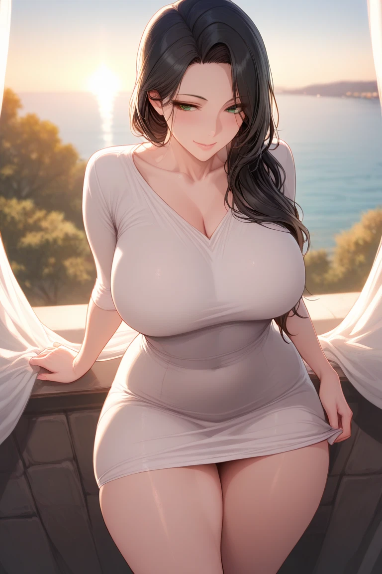Ultra realistic 5 years old, 2 girl, obra maestra, mejor calidad, alta calidad, defined, detailed, HD, (piel morena), ojos definidos, ojos cafes intensos, long eyelashes, small mouth, sonrisa, very long hair, pelo liso, pelo oscuro, cuerpo reducido, ????? barely contained, big breasts, sexy, posando foto, sin sostenes, no bra, excitada, ??????? erectos, nice view, full body, nice body, nice hands, nice fingers, perfect fingers, nice legs, abierto, mojada, sudada, caliente, tight, sonrojada, no socks, peinada hacia atras, pose lasciva, petites, ((lil sister)), hot big sister, barely covering, lean, unaware, heat, camera from above, looking up sis, from back, backwards, behind, having fun, view from below, ((cute dress)), (escote), escote largo, se salen las tetas, vestido muy ajustado, hugging, party, night