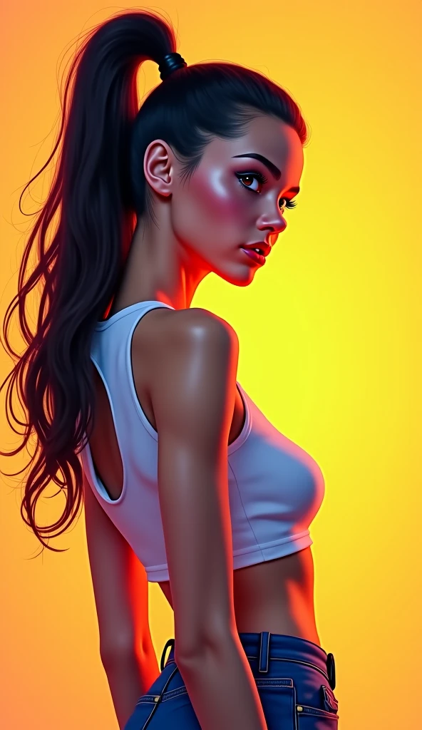 Splash art, a beautiful very dark skinned black woman, big beautiful eyes, large breast, wide hips, big butt, white see transparent short dress, thick legs, very detailed, great quality, bright colors in the splash, ((white background)), roaring, epic Instagram, artstation, splash style of colorful paint, contour, hyperdetailed intricately detailed , unreal engine, fantastical, intricate detail, splash screen, complementary colors, fantasy concept art, 8k resolution, deviantart masterpiece, oil painting, heavy strokes, paint dripping, splash arts