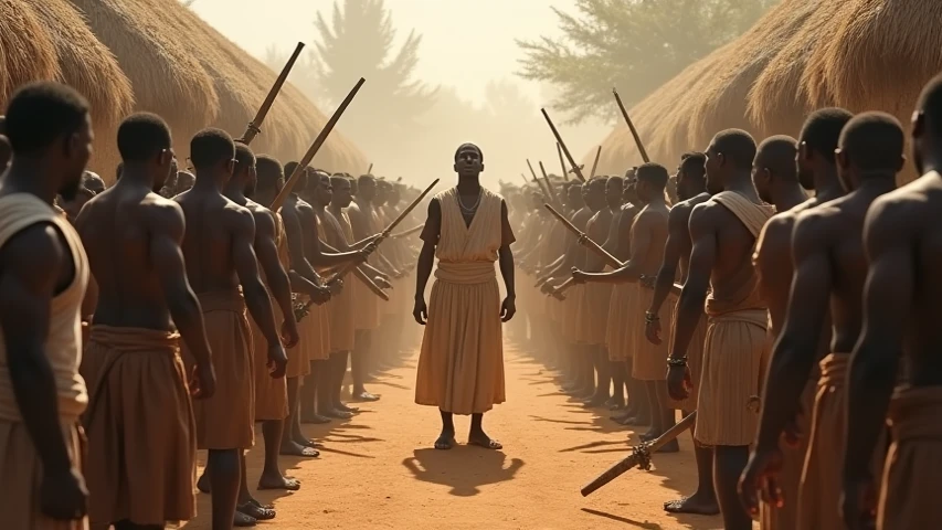 A group of Egyptian slaves