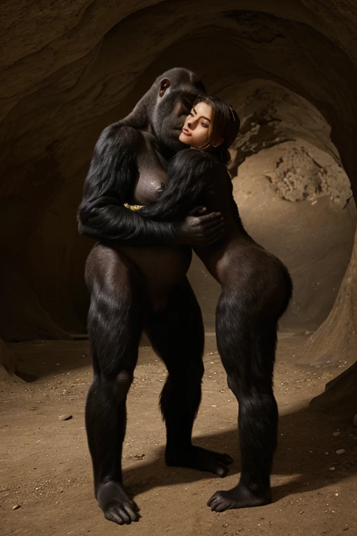 Big ass being anally raped by a gorilla
