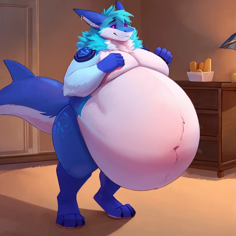 Draft Sketch (nsfw), (((femboy))) ((anthro shark)), ((nika sharkeh)), beautiful and detailed, cute eyes, by quotefox, by keffotin, Ross Tran, secret_room12, by ruan jia, by zaush, by foxovh, lighting cinematic, seductor, foxovh marine shark 2023 digital_media_(artwork) digital_painting_(artwork) shaded anthro,black arm sleeves, black long stockings, perfect body, (wide hips), , smiling, happy, seductive smile, night time, indoors, looking at viewer, (he is facing you),  ((hyper penis)), ((hyper balls:2.0)) ((((vore in balls)))), ((vore in penis)), (((vore bulges in penis))), (((cockvore))), girly, female curves, wide sexy hips, lean female body, femenine male, ((nika sharkeh is shy holding his thick erect penis)),