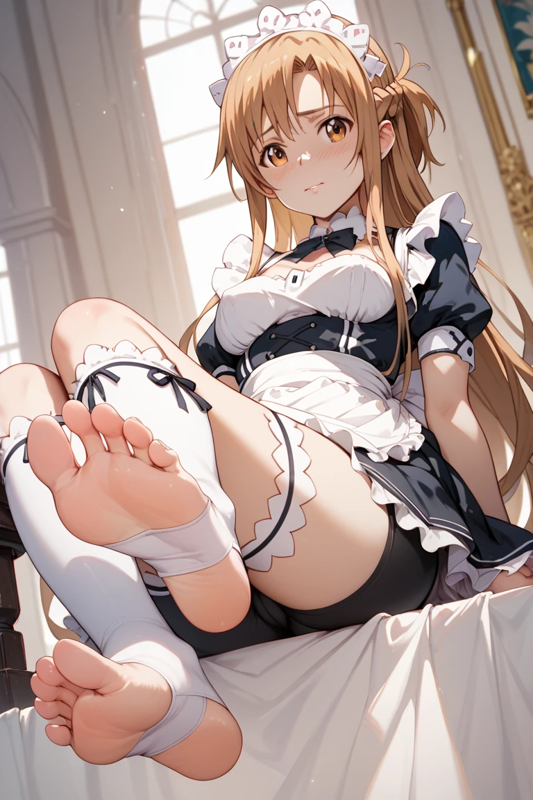 masterpiece, best quality, <lora:qqq-lick_my_feet-v1:1>, lick_my_feet,1girl, foot, feet, foot_focus, fishwet stocking
