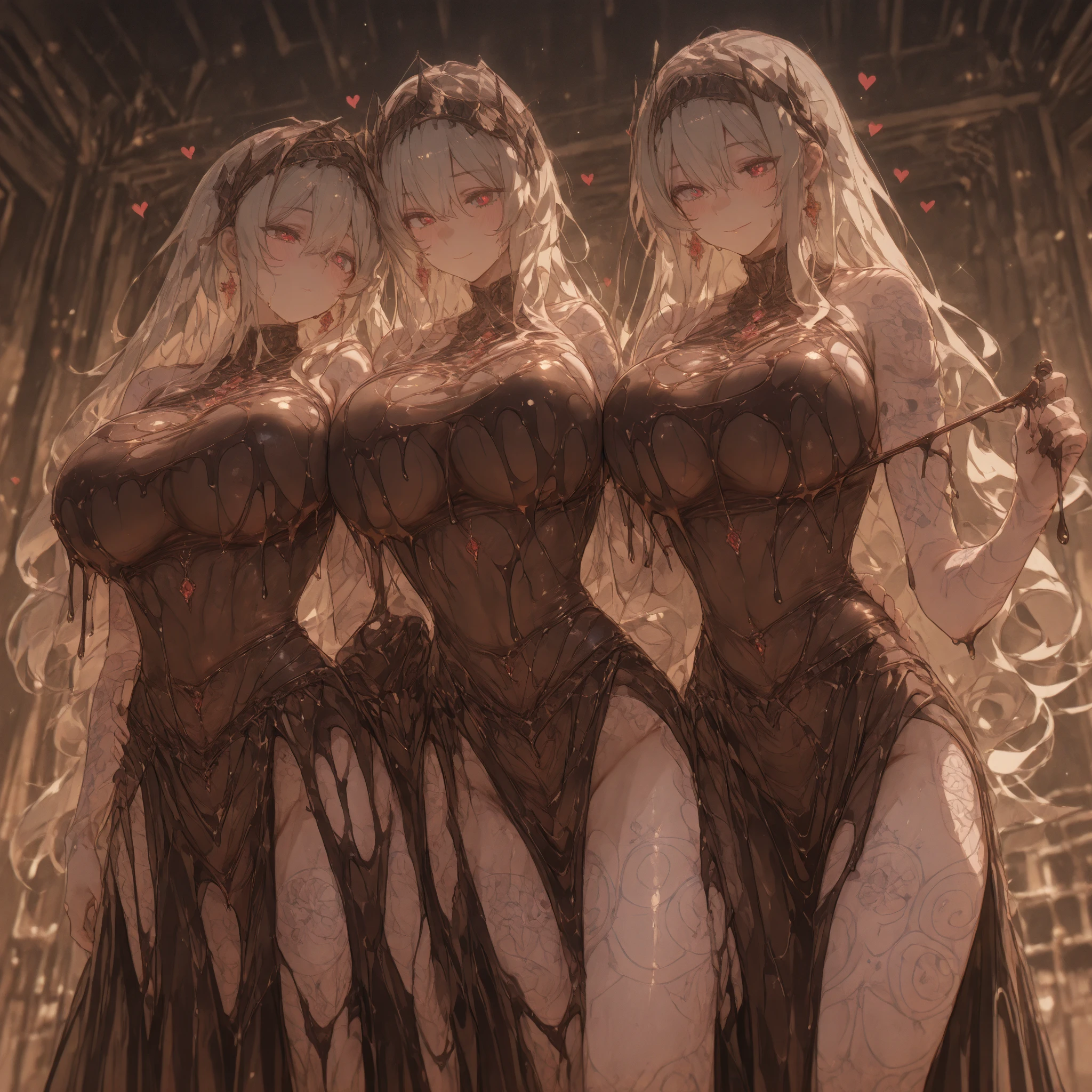 sensual, long blonde curly hair, thick thighs, 8K,  highest quality, High resolution、cute anime face, noise reduction, shining blue eyes, gentle smile, kind eyes、toned abdominal muscles, muscular arms, muscular legs,  young face, anime eyes, (((big breasty chest is about to burst)))、(((bondage style)))、(((Rear view、I&#39;I&#39;ll turn around、T-back song that digs into your butt)))