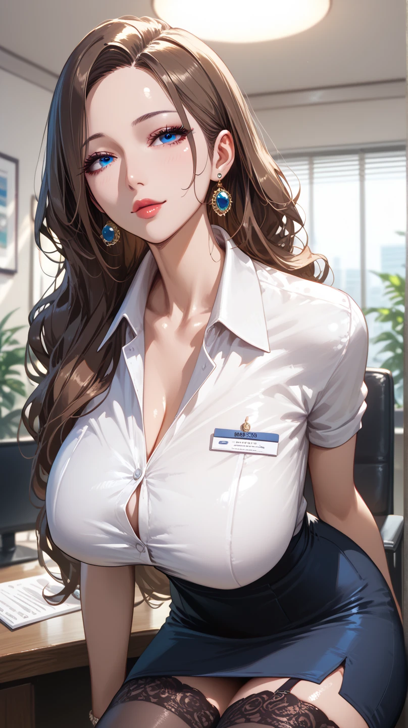 masterpiece, best quality, full body, 1girl, bangs, black choker, black necktie, black hair, blue skirt, blush, bracelet, breasts, choker, clothes around waist, collarbone, collared shirt, cowboy shot, dress shirt, ear piercing, eyebrows visible through hair, gradient hair, grin, gyaru, jewelry, kogal, long hair, looking at viewer, loose necktie, necktie, piercing, plaid, plaid skirt, pleated skirt, red eyes, ring, school uniform, shirt, skirt, smile, solo, white shirt, street, sky, cherry blossoms, petals,illustration, (magazine:1.3), (cover-style:1.3), fashionable, woman, vibrant, outfit, posing, front, colorful, dynamic, background, elements, confident, expression, holding, statement, accessory, majestic, coiled, around, touch, scene, text, cover, bold, attention-grabbing, title, stylish, font, catchy, headline, larger, striking, modern, trendy, focus, fashion,