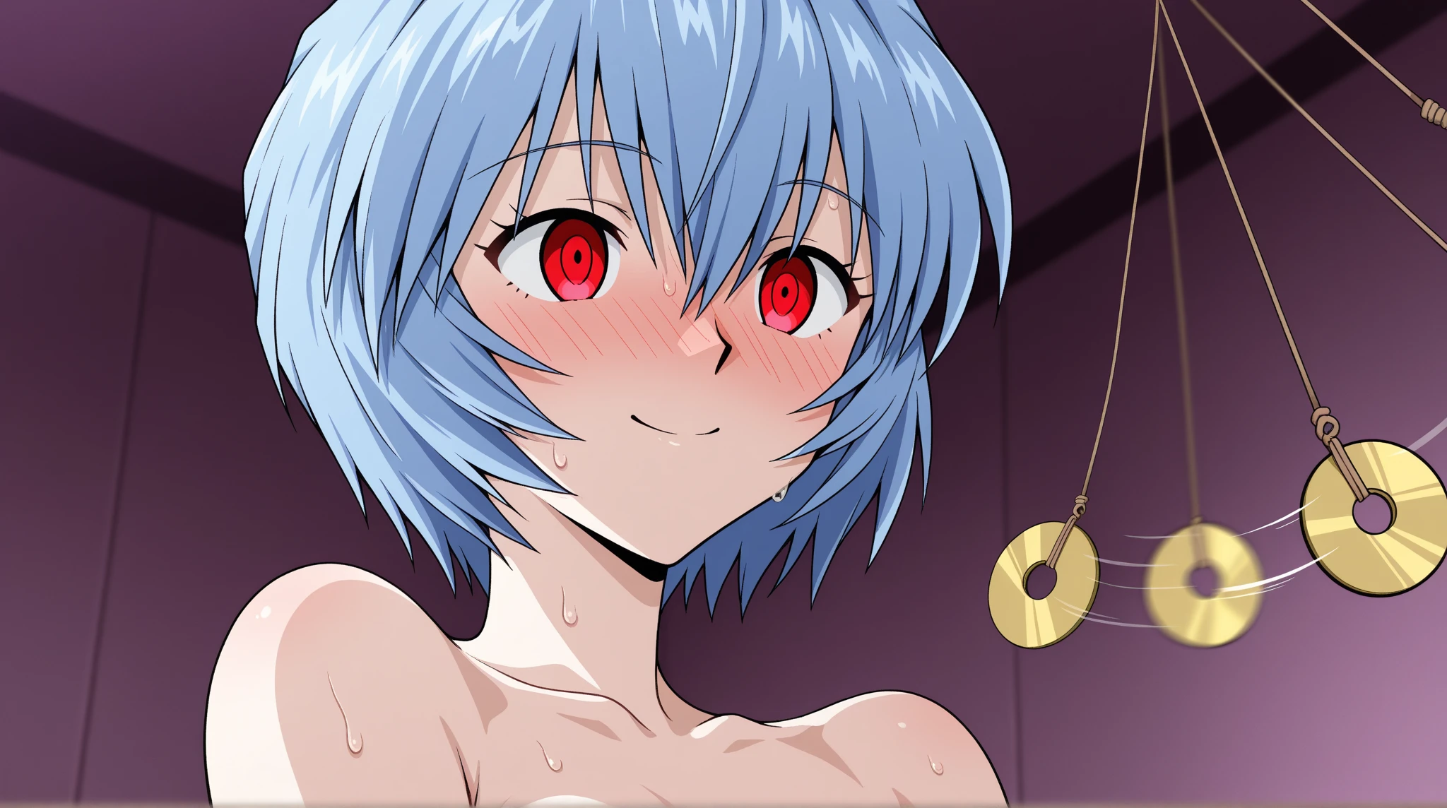 ((Highest quality)), ((masterpiece)), (be familiar with), Perfect Face, indoor, Bedroom, Watching the audience,
One woman, Rei Ayanami,
Open Mouth, Ecstatic expression, blush, smile,
Small breasts, Flat Chest, , , child, Girl,
Short Hair, short hair,
Fully nude, Nipples exposed, Sex with a man with a big dick, 膣内ejaculation, Semen is taken, Insert a into your, Sex in the missionary position, , Leg spread,