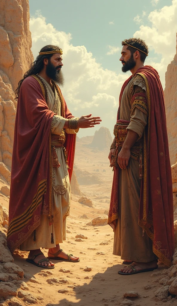 Biblical character Jacob in conflict with Laban in Haran