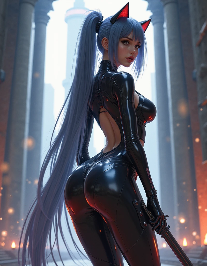 daughter of'anime in a wet city with a sword, in the cyberpunk city, seductive cyberpunk dark fantasy, sale ville cyberpunk, female cyberpunk anime girl, in a cyberpunk city, cyberpunk anime girl, in a cyberpunk setting, in a cyberpunk city futuriste, cyberpunk girl, photo cyberpunk, cyberpunk in a cyberpunk city, angry cyberpunk gorgeous goddess, ambiance cyberpunk, in a cyberpunk city, more sexy