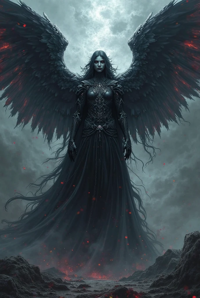 horror-themed beauty and darkness. dead angel Laing ,scary laree angel sculpture,
The death angel kingdom is a place of contrasts dark and red scary tension colours, where death consume landscape ,otherworldly stillness, their peaks obscured by swirling mist, create a majestic backdrop for the kingdom. The air is heavy with an otherworldly stillness, broken only by the soft rustling of wings as death angels , tapestry of haunting beauty. Dark, delve into the depths of the death angel kingdom, exploring the themes of life, death, and the transcendence of the human spirit.sad , bad tension , broken scary sculpture, sculpture representing death and sorrow, scary tension ,end of hopes ,silence, extremely detailed,dark,sad,digital artwork by Beksinski, Cinematic photography, movie mood, cinematic light, compelling composition, storytelling elements, conveys emotion, mood, and narrative depth, creating visually striking images that feel like still frames from a film, Light Leaks Overlay filter . eerie, unsettling, dark, spooky, suspenseful, grim, highly detailed