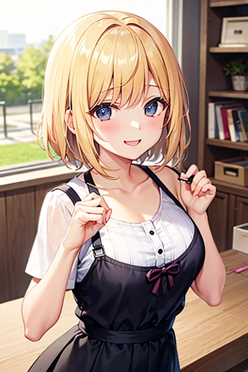 (((pixel-perfect, detail-perfect))), solo, 1girl, mami nanami, black shirt, bare shoulders, looking at viewer, smile, upper body, (masterpiece: 1.0), (best_quality: 1.0), (best quality:1.4),(shiny skin), body focus, (cute face), (((best quality))), illustration, ((Beautiful Finger)), , Beautiful body, Beautiful character design, ,perfect lighting, Colorful, Bright_Front_face_Lighting, ultra high res, highres, absurdres:1.2, bokeh:1.2, lens flare, (vibrant_color:1.2), (Beautiful, large breasts:1.2), (thick thighs:1.1), THICK,
1lady standing, /(casual shirt/) (pencil skirt:1.1) /(id card lanyard/), (mature female) bangs, blush kind smile, (masterpiece best quality:1.2) delicate illustration ultra-detailed, large breast BREAK /(modern office indoors/), window skyscraper, sweet smile