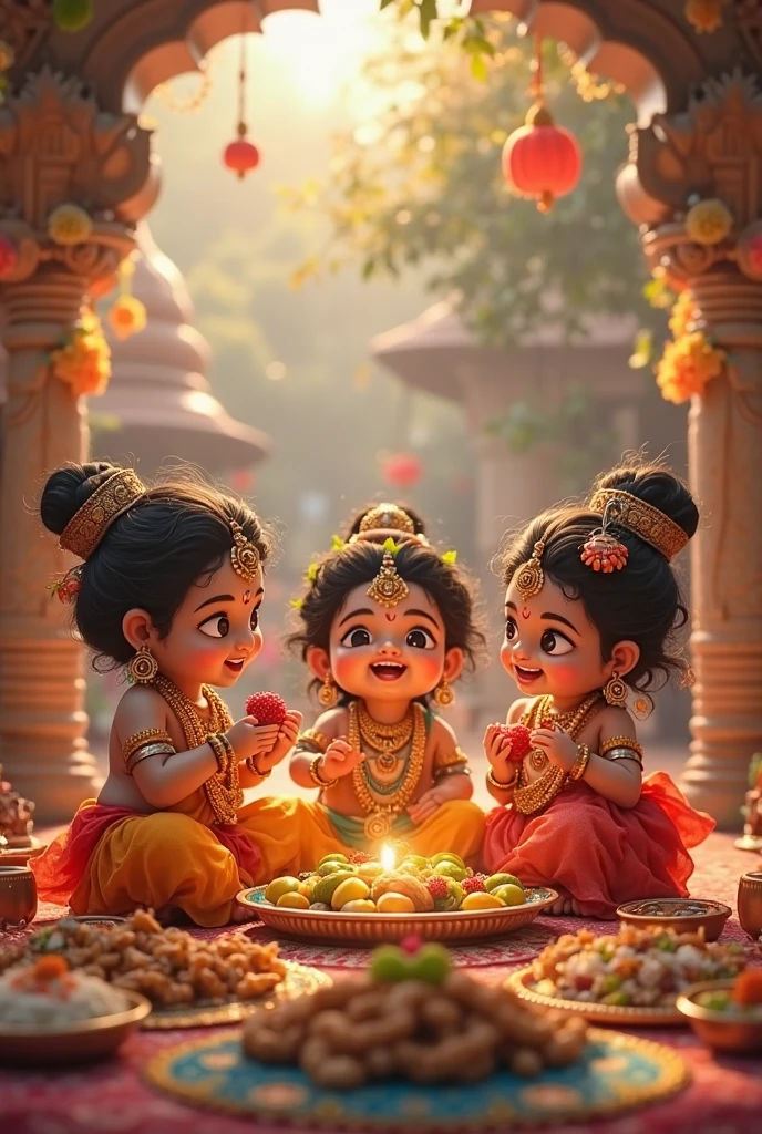 Picture of 18 younger brothers and one sister with full of love and emotion rakhi occasion