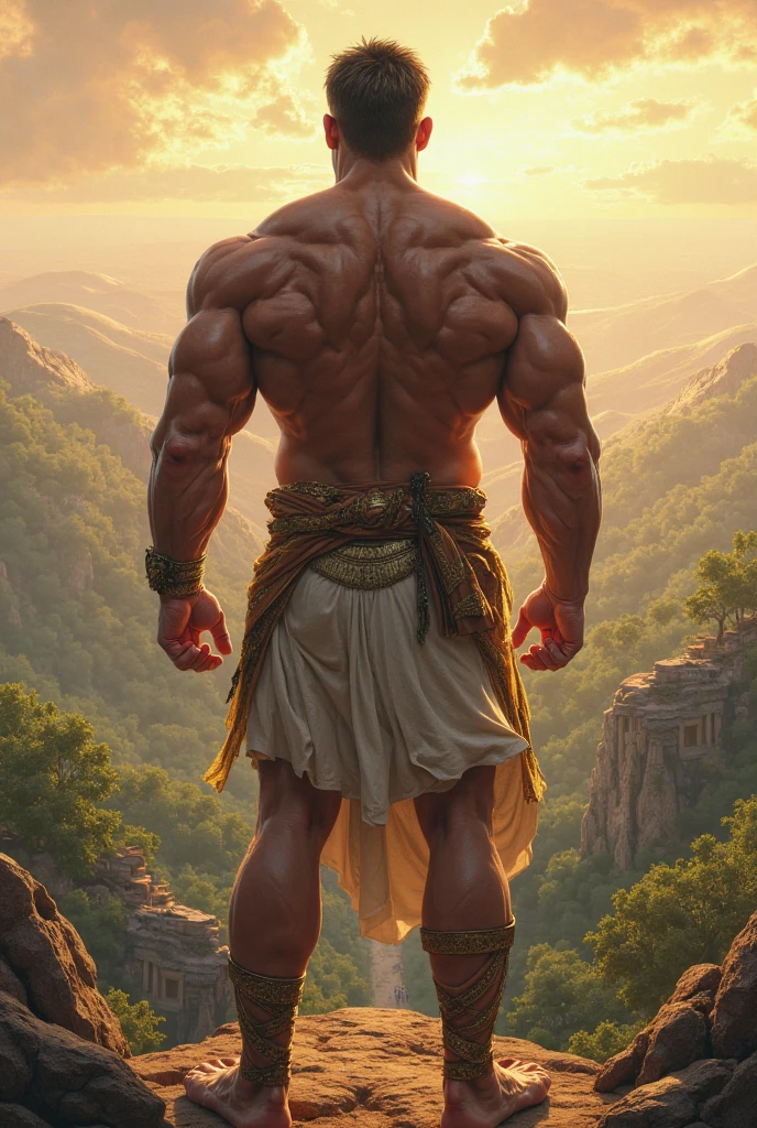 greek man in pose