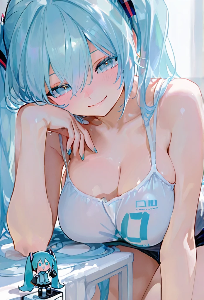 lum invader, detailed, anime, (tennis player: 1.2), masterpiece, best quality, open mouth, fang, ultra-detailed, yellow eyes, Pretty eyes, Detailed face, Pretty girl, Big chest, Blushing, (Wet: 1.2), breasts, areola slip, (Ass Backboob Bent Over, Doggystyle Position: 1.5), (nipple: 1.2),(heart shaped pupils: 1.5)