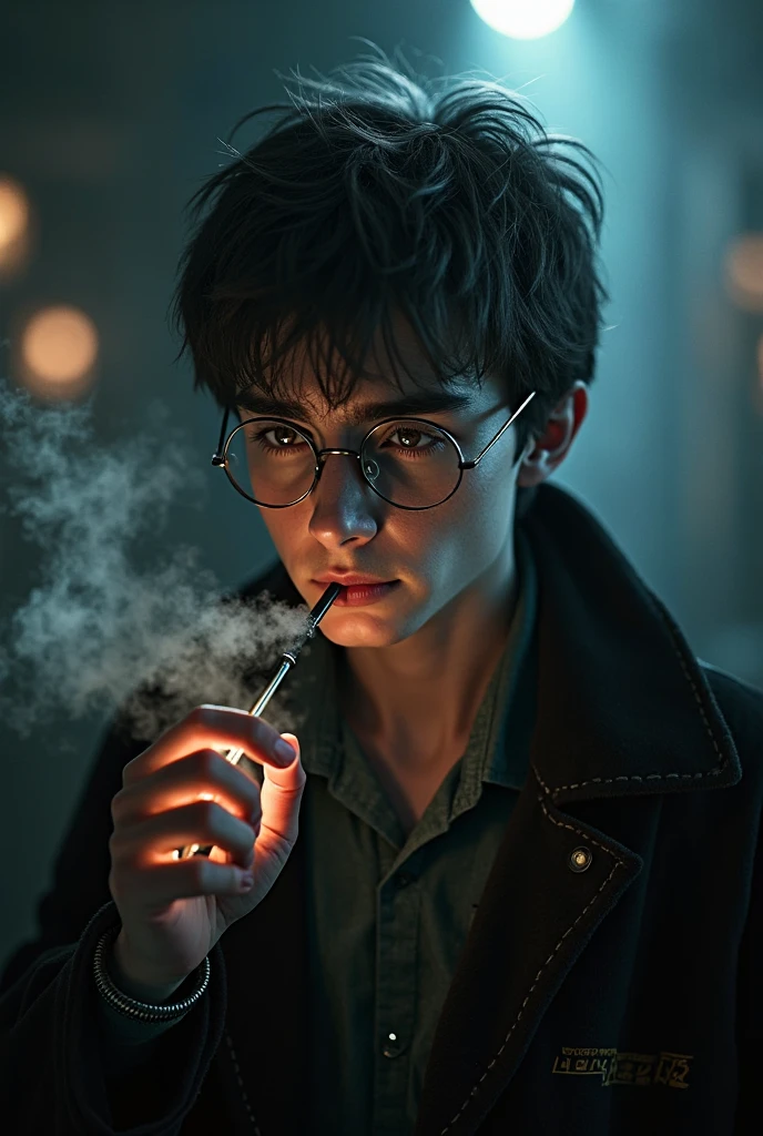 Harry Potter smoking tobacco