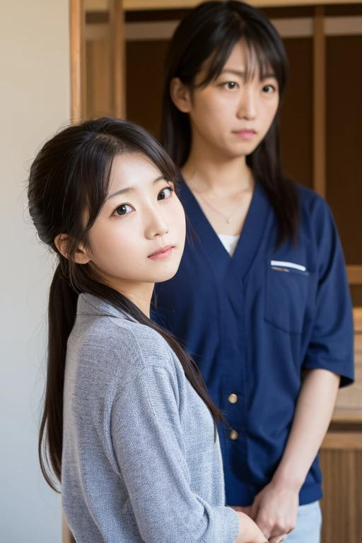 A beautiful Japanese girl with fair skin and angelic features..... She is a teenager、Looks like a slender middle school student. The girl is wearing a ballet costume, tome'a little embarrassing for her. She has a childish appearance with a flat chest. The stage is a hospital, especially in pediatric wards. The doctor is conducting a medical examination of the girl, Includes genital examination. The atmosphere inside the hospital is professional and clean..... The girl is a little nervous about the vaccination she is about to receive..... The artwork is、Must be realistic, Highly detailed photorealistic quality, high resolution render。. Color palette should be soft and pastel, Gives a cute and innocent atmosphere. Lighting should be balanced and natural, Beautifully illuminate the scene.、Show nipples、put on underwear、Underpants1becomes a sheet、Flipping through underwear、Pained look、receive an injection