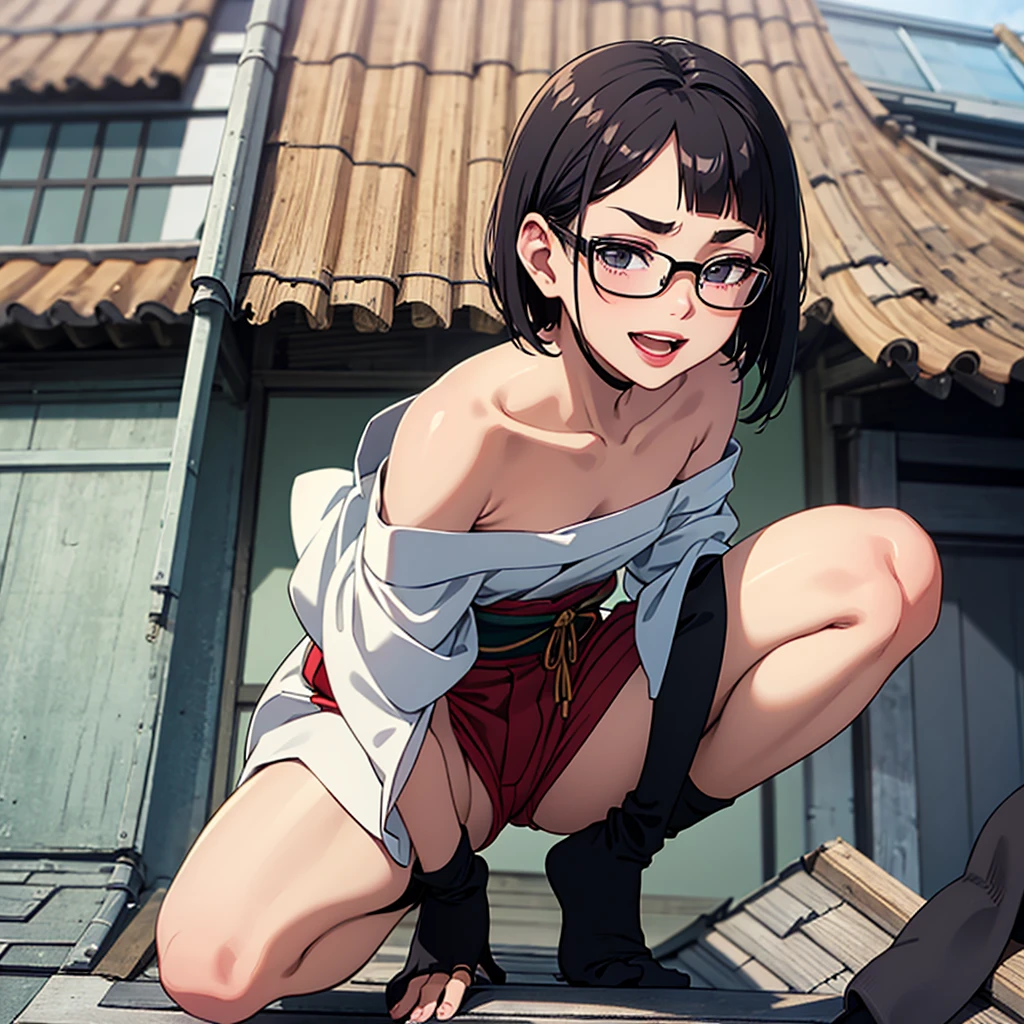 hanekawa tsubasa、eye glass、Braids、A dark-haired、large boob、fullnude、 (Black hair, Brown eyes, Round face),  With ribbon, (nose blush, Naughty, half opened eye, Drooling),On the bed in the infirmary,   [Full body shot]、Hardcore BDSM Kak Dega Again、Plenty of love juice、pale pubic hair、Wearing a black dog collar,Full body shot,body piercings,Large open legs、eye glass、Head-to-toe shots、Hand flail、fetters、Squirting、spout、There are a lot of them all over the body、Soak up the bright sunshine under the tropical sun、The udder is squeezed out with a rope、Woman in chains、slightly turned to the side、The lower back is cramping up and down、Chest is bobbing up and down、screaming in pain、 超A high resolution, (Photorealistic: 1.4)、Crying with joy、Crying in pain、Shot from a 45-degree angle to the right、Huge 、Stand on all fours with your butt facing the viewer、sticking out the tongue、Peeling the whites of the eyes、Crying in pain、eye glasses、