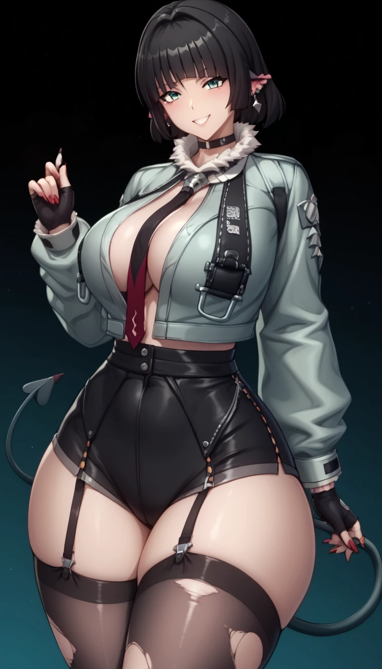 Vtuber Amelia, adult, standing, body bending forward, thong, lingerie model, sensual, hot, full-body-shot, detailed face, beautiful face, rectangular pupil, beautiful orange eyes, cute nose, sad and shy look, extreme short hair, medium hair, extreme blacked blue hair, maximum detail blacked blue hair, blacked blue hair, extreme curly hair, tentacles hair, big breasts, thick thighs, wide hips, looking at camera, in a beach, masterpiece, lock on the head, ahoge, dynamic poses