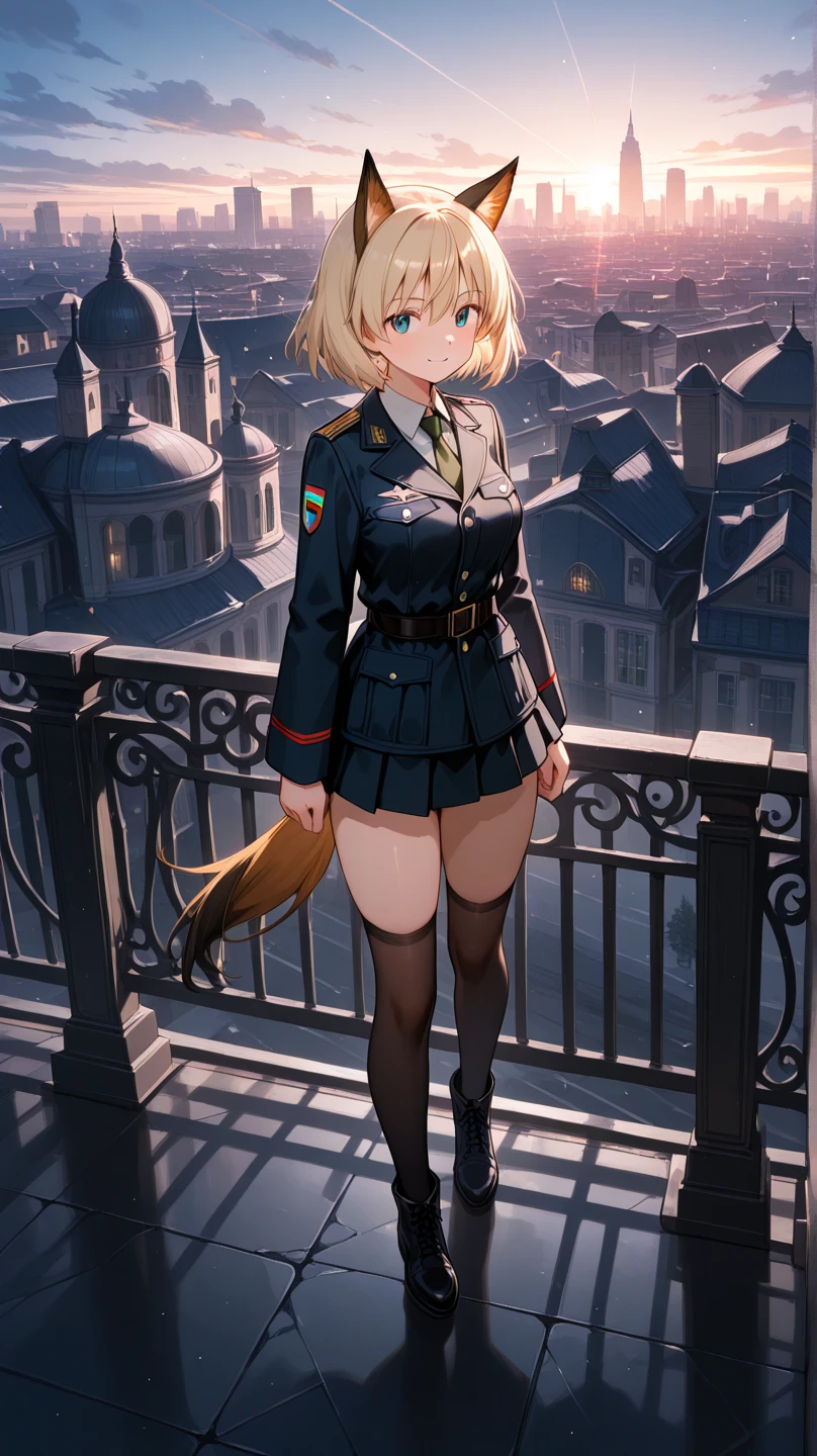 adolf hitler as cute little anime girl, ww2  german, blue eyes, german outfit,