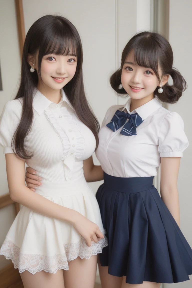 hi-school girl　a beauty girl　Maids　エロ　twinsies