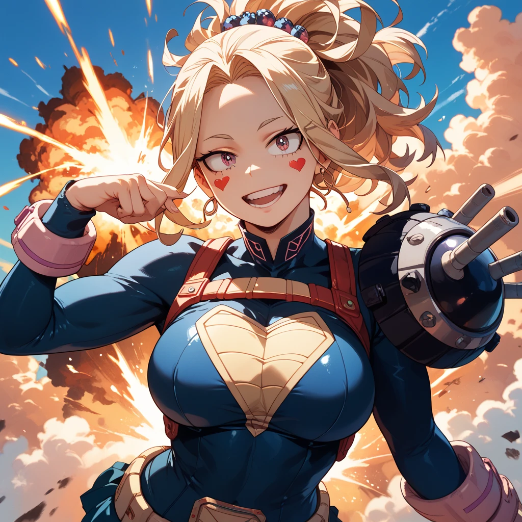 Pointing to the top right corner, outstretched arm, optimus prime as a woman, yelling, ((cleric)), ((breasts big))), ((Fine body)), ((Balanced Body)) ,(breasts big), ((big boobies)), (boca aberta yelling), super cleavage, ((big neckline)), facing the public, (18 years old), wet transparent clothes, work of art, 8k, model face, perfect hand, aiming, only the index finger raised, other fingers closed, sem logo, no back ground, optimus prime helmet, super detailed image, light effects, 3dcg, longye hair, ((Arched body)), ((yelling como se estivesse atacando)), ((only index finger extended), (before he showed up)
