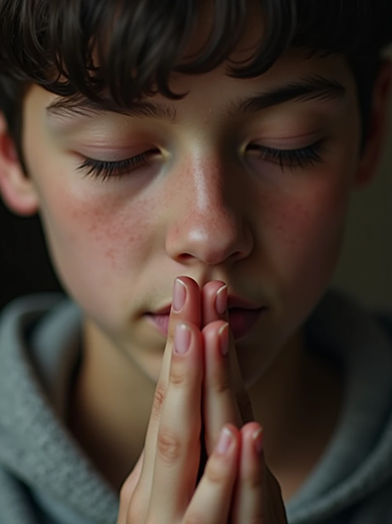 a boy in addiction of masterbation