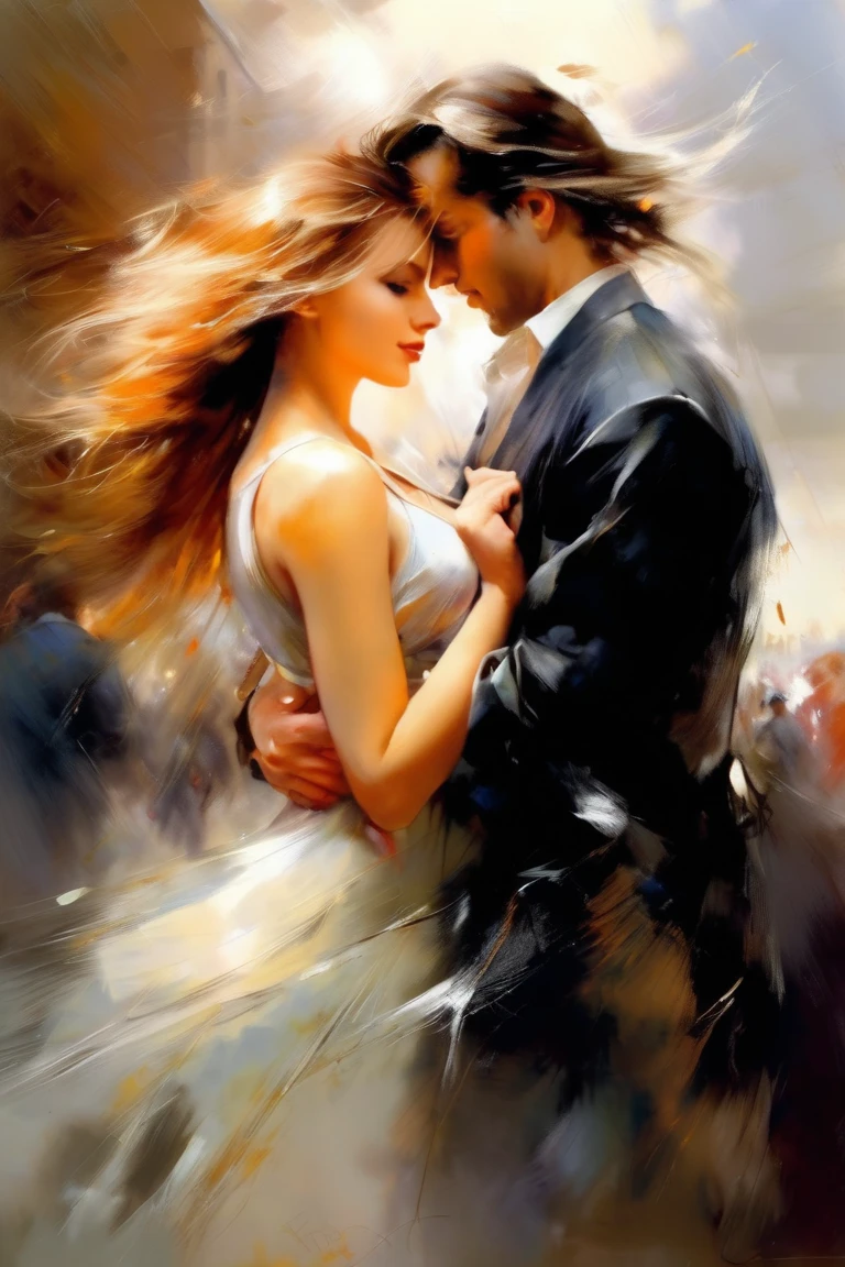 <lora:Willem Haenraets Style:1>Willem Haenraets Style - love making, the beautiful young lovers together abstract watercolor