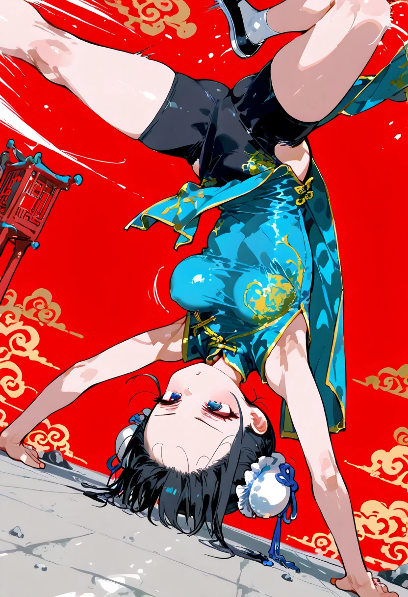Lin Daiyu plucked the willow upside down