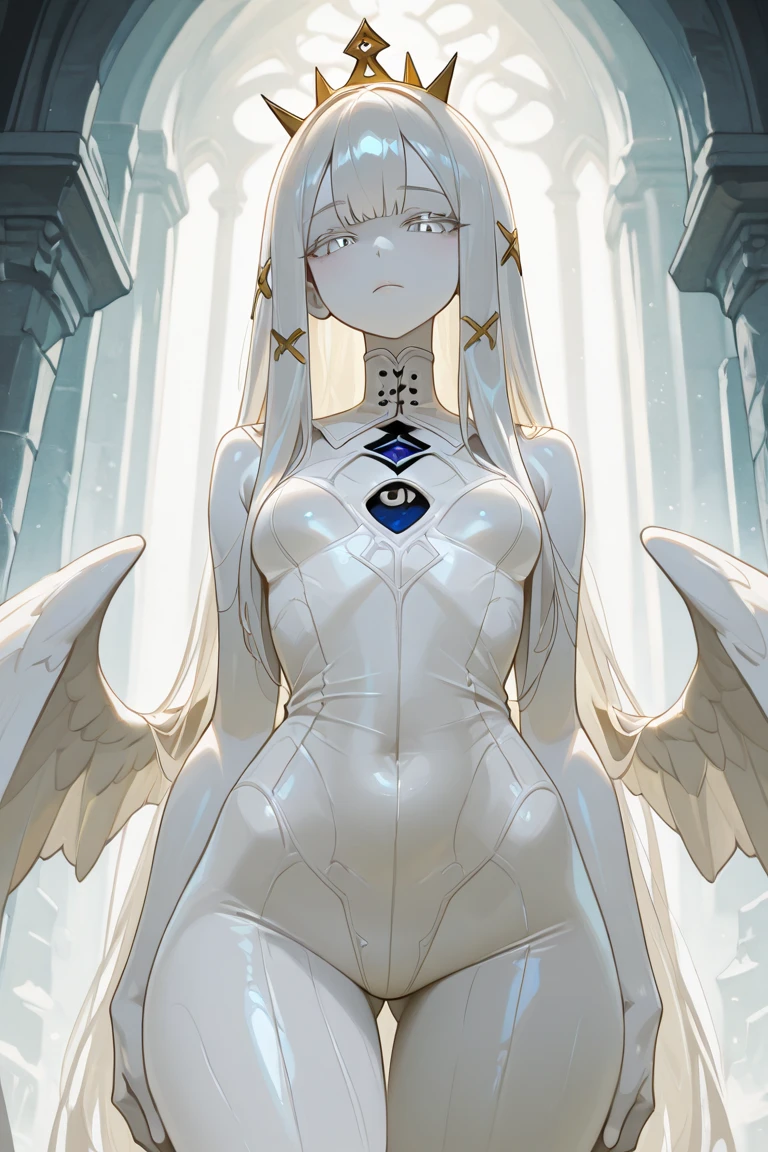 ((highest quality)), ((masterpiece)), (detailed), （Perfect Face）、（The woman is a beautiful and seductive alien queen named Princess Leona, with the same body as the alien, long light brown hair, straight hair, a slender body, but normal breasts, and naked.）The woman is in an alien nest, a beautiful, elegant and seductive alien queen, her whole body is wet with viscous bodily fluids, she has an alien tail, her ears grow back and are deformed, she is a deformed alien.
