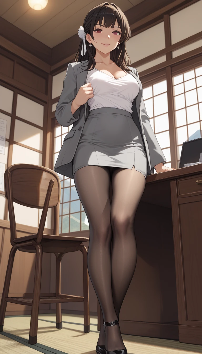 1 girl,office lady,High-cut underwear,((Low Angle,office lady,mini skirt,Tight Skirt,Pointy Chest,panties under pantyhose,angle of view of ceiling,Very exquisite white panties,pubic hair,Black Pantyhose,Camel Toe)),(Squat),(From directly below:1.7),((highest quality, wonderful,8k, masterpiece :1.3)), (Realistic, photoRealistic:1.4),(very fine and beautiful skin),blonde,,,Very detailed,Cinema Lighting, Detailed light, Best Shadow, Dynamic Angle,Elaborate panties(High leg pants:1.1),Super big boobs:1.6, Plump thighs, In the office