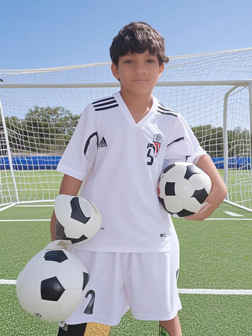 12 year old boy weighing 60 kilos playing football
