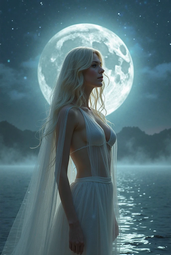(masterpiece, high resolution, high detail, best quality), magnificent, stunning, spectacular, breathtaking, good-looking, pretty, handsome, cute, lovely, attractive, gorgeous, melodious, exquisite, dazzling, majestic, Aphrodite, the goddess of beauty and love, Most beautiful goddess, Moon Goddess, Incarnation of beauty, Dungeons＆Dragons