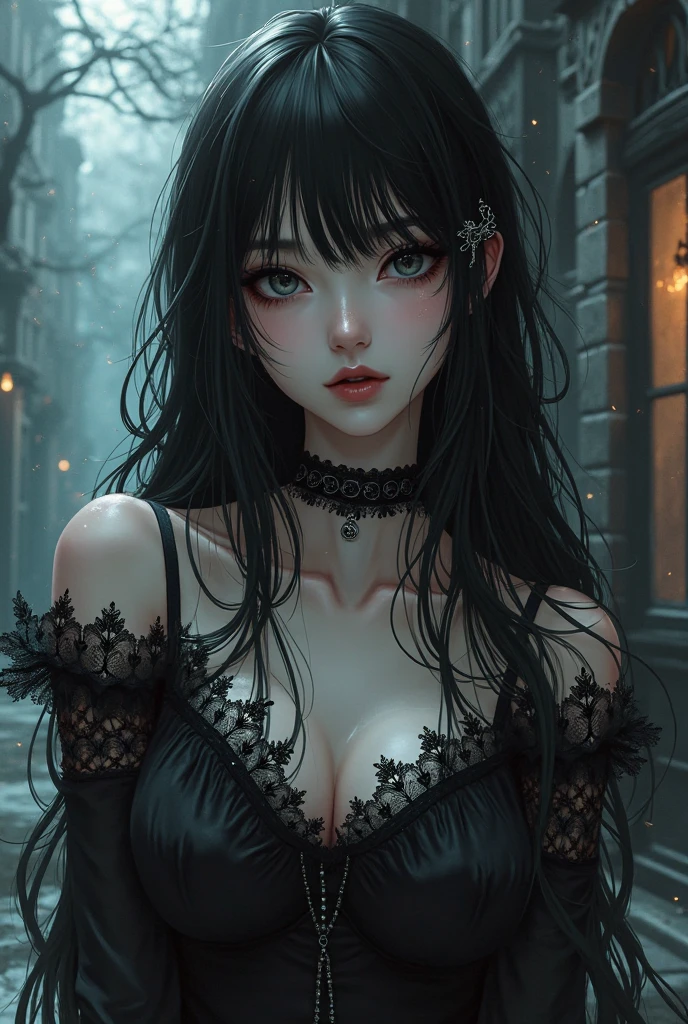 Sexy Dark Anime Character