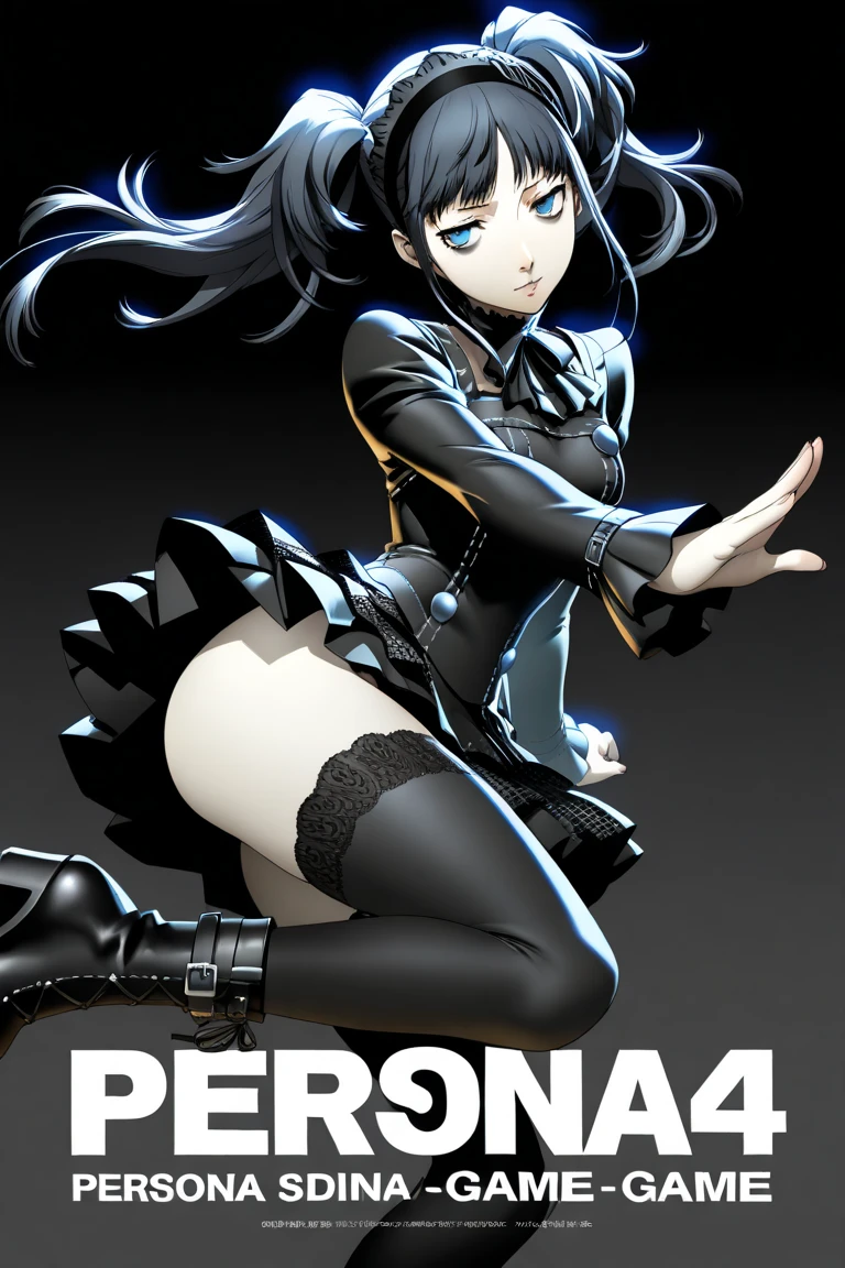masterpiece,(best quality),(1girl) ,solo,(high contrast:1.2),(high saturation:1.2), mafia costume,  suit, full body, leather gloves