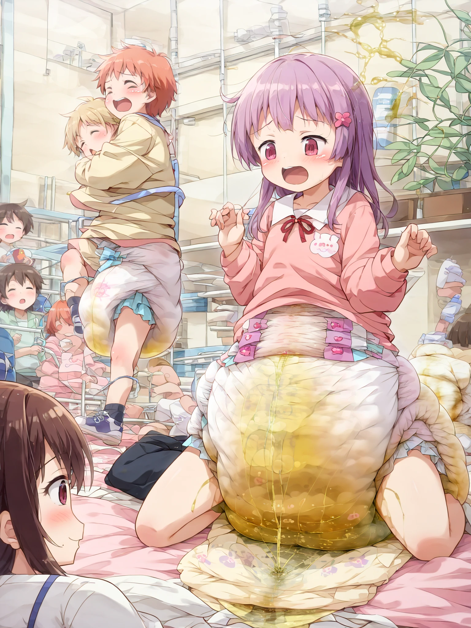 One girl、Kindergarteners、Braid、、Black Hair、全naked、naked、Nipples、Embarrassed、Dark Eyes、Flat chest、Thin legs、outside、garden、Half crying、share、Pussy、front、Close your eyes、Close your mouth、fidgety、bench、Leg spread、Show off、Intrauterine、vagina、Deep inside the uterus、Inserting a finger、指をPussyに挿入される、Get wet、shareから噴射、Nervous、Cramp、Drooling、
