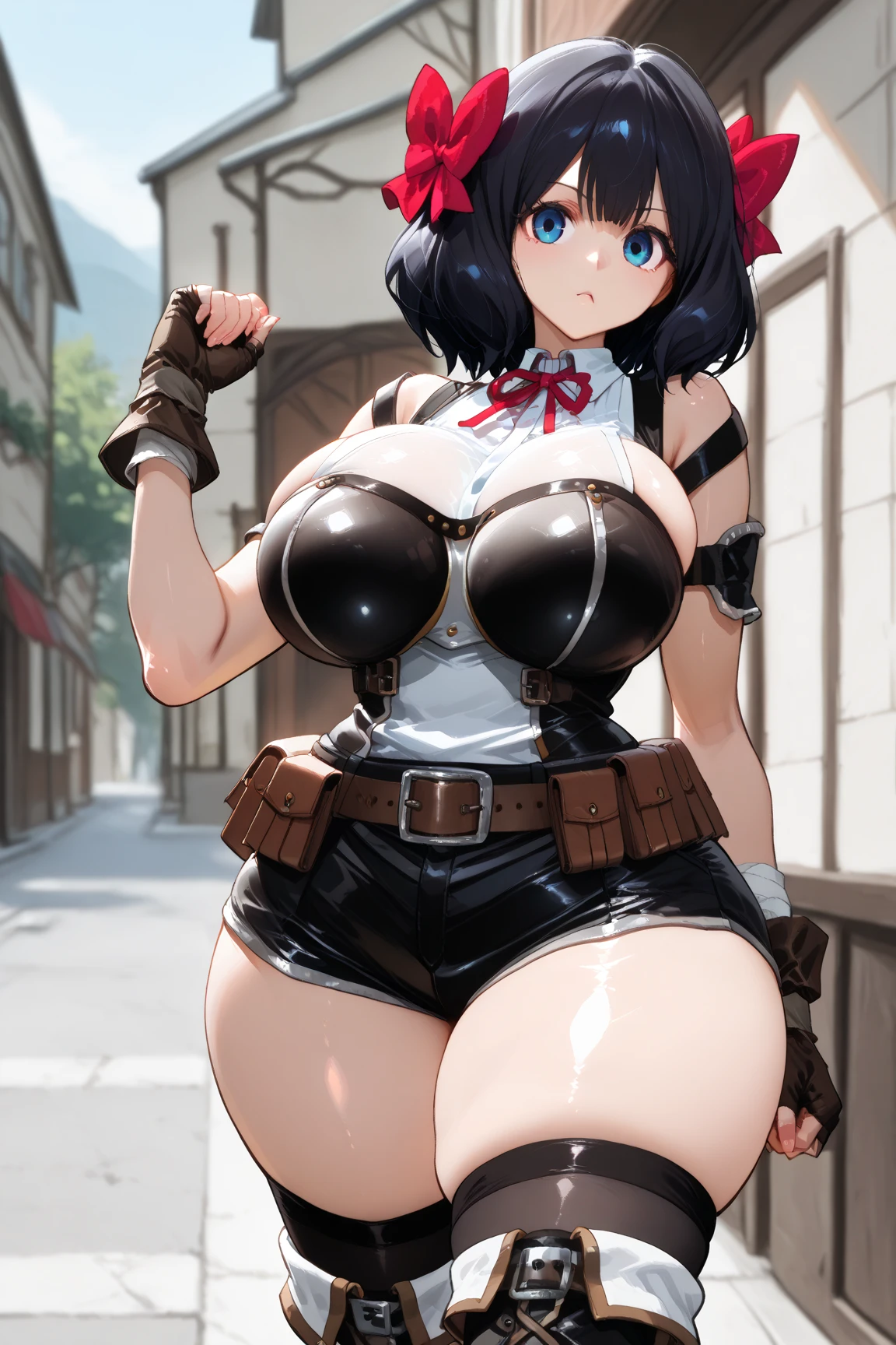 (masterpiece:1.2), (best quality:1.2), fullbody portrait, sharp focus, (8k), beautiful, high quality, (highres:1.1), detailed, extremely detailed 4K, extremely detailed, intricate, hyper detailed, illustration, soft lighting, high resolution, sharp detail, perfect lighting, (1girl, solo, adult female, mature female),
(by hioshiru:1.2), (by plagueofgripes:0.7), (by tom fischbach:1.1), (by iskra:0.8), (by zackary911:0.7), (by kenket:0.8), (by xnirox:1.3), (by cervina7:1.0), detailed_background, uploaded on e621,
Typhlosion, (detailed fur, fluffy fur), pokemon, pokemorph,
cute, shy, wearing full body plate armor, gladiator skirt, gladiator sandals, humanoid feet, holding a spear, nosebleed,bloody nose