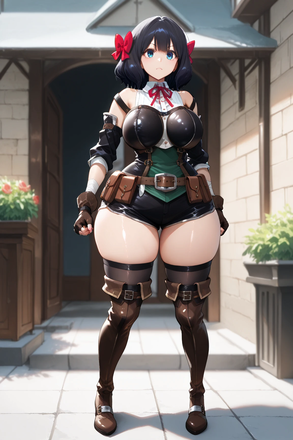 (8k, best quality, masterpiece:1.2),\(Eye details\),\(Facial features\),(\(Clothes detail details\)\),full body,,(Facial focus) ,Very detailed CG unity 8K wallpaper, Huge file size, Super detailed, a high resolution, absurd, beautiful eyes, Ray tracing, dramatic shadows, all fours:1.5, back view:1.4, looking back:1.4, fine details , Hyper-detailing,(1:1.3),(Solo),mature female, milf, fantasy, night, old town, motherly,(blondy:1.2), twintail hairstyle, air bangs, tall body, Ashelia Iron armor,(Breastplate:1.3), gigantic breasts, large breasts, sagging breasts, slim waist, serious expression,