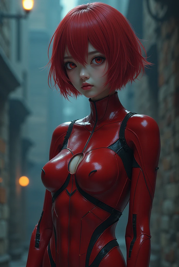 Red glowing eyes